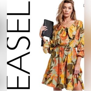 🔥 Brand New EASEL NWT DRESS SAGE NWT Size Small